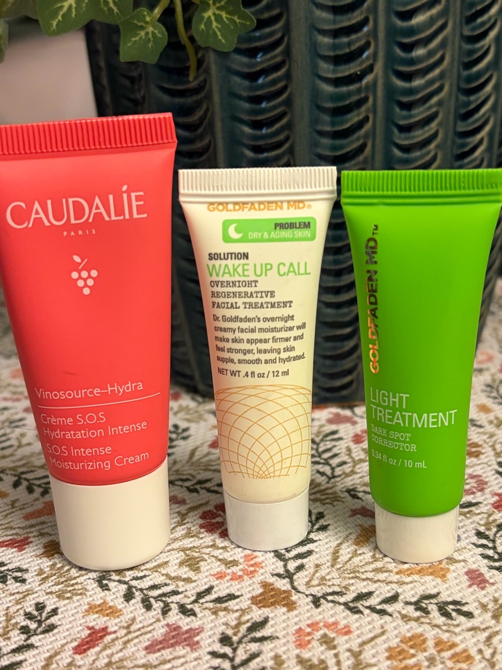Caudalie Goldfadden Bundle Vinosource-Hydra Wake Up Light Treatment